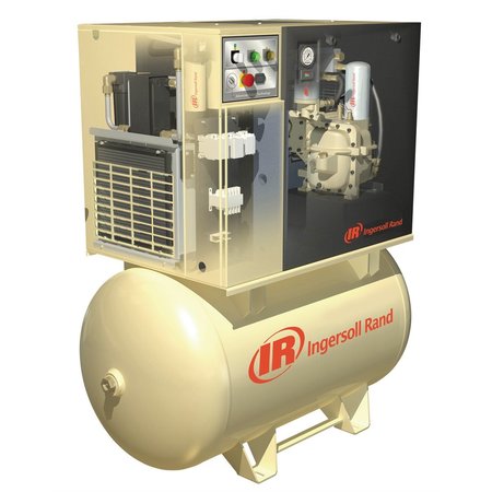 INGERSOLL-RAND 75hp Rotary Compressor, Std Pkg, 230160, 80 ga IRTUP6-7.5-150